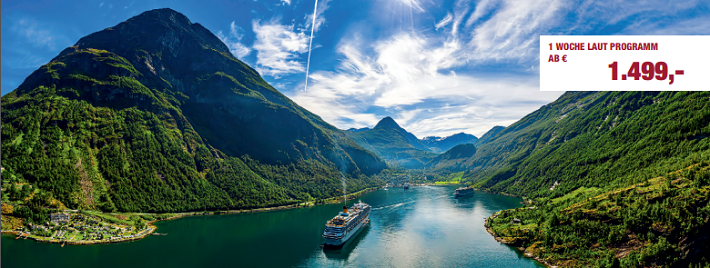 Zu den schönsten Fjorden der Welt in Norwegen